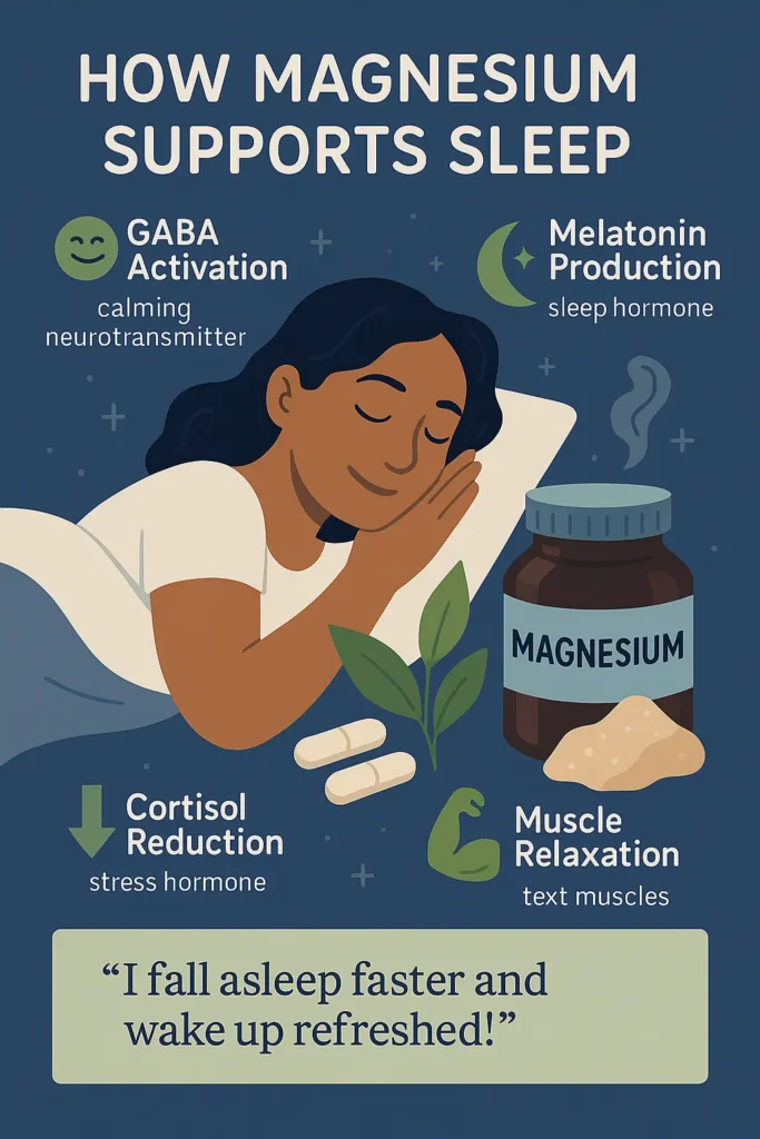 How magnesium benefits sleep