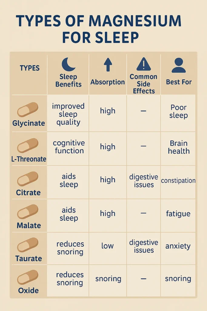 best form of magnesium for sleep